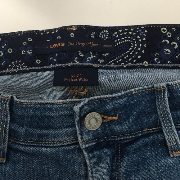 Levi’s 525 Perfect Waist Jeans Capri Length - Picture 2 of 11